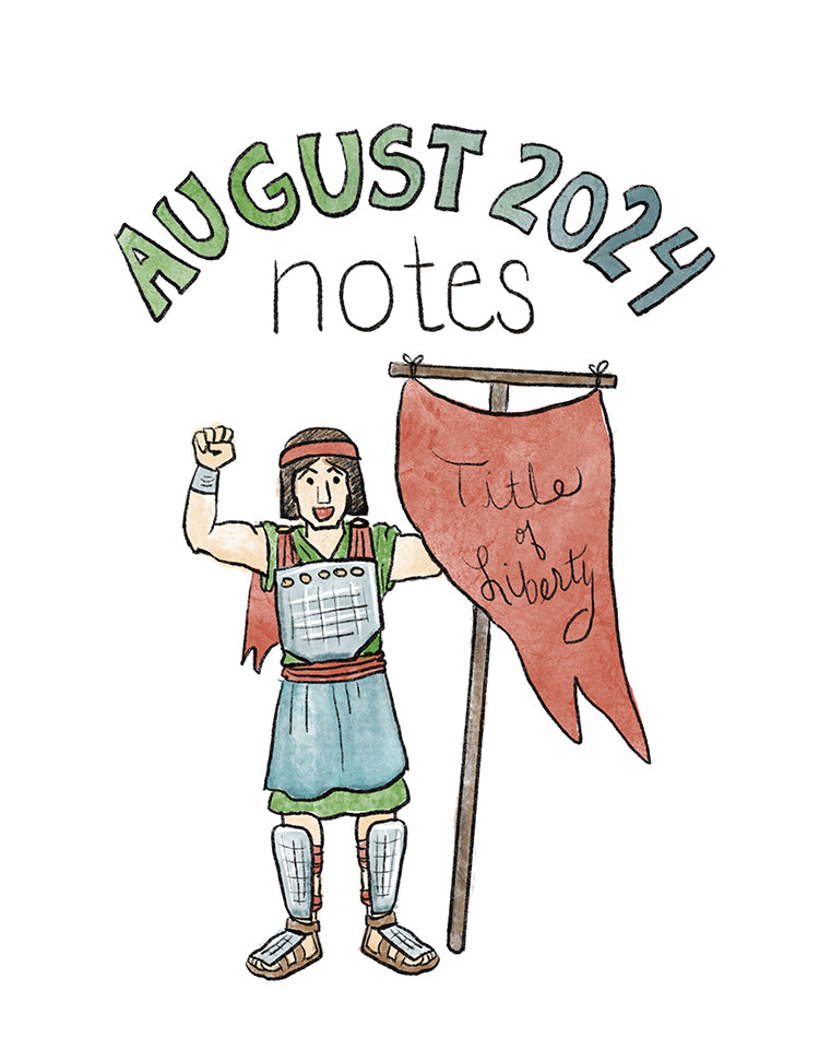 August - Come Follow Me - Book of Mormon