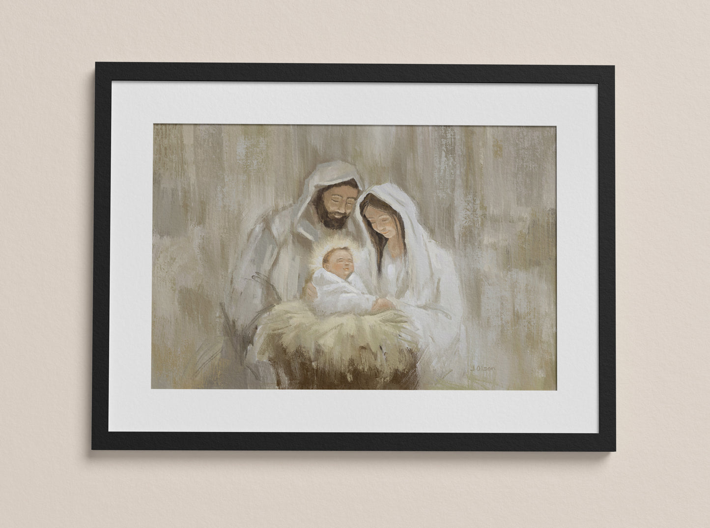 11x14 or 8x10 Digital Download for printing: The Holy Family