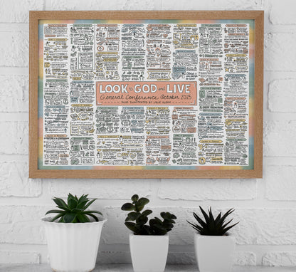 2025 October General Conference Talks POSTER: 16x20