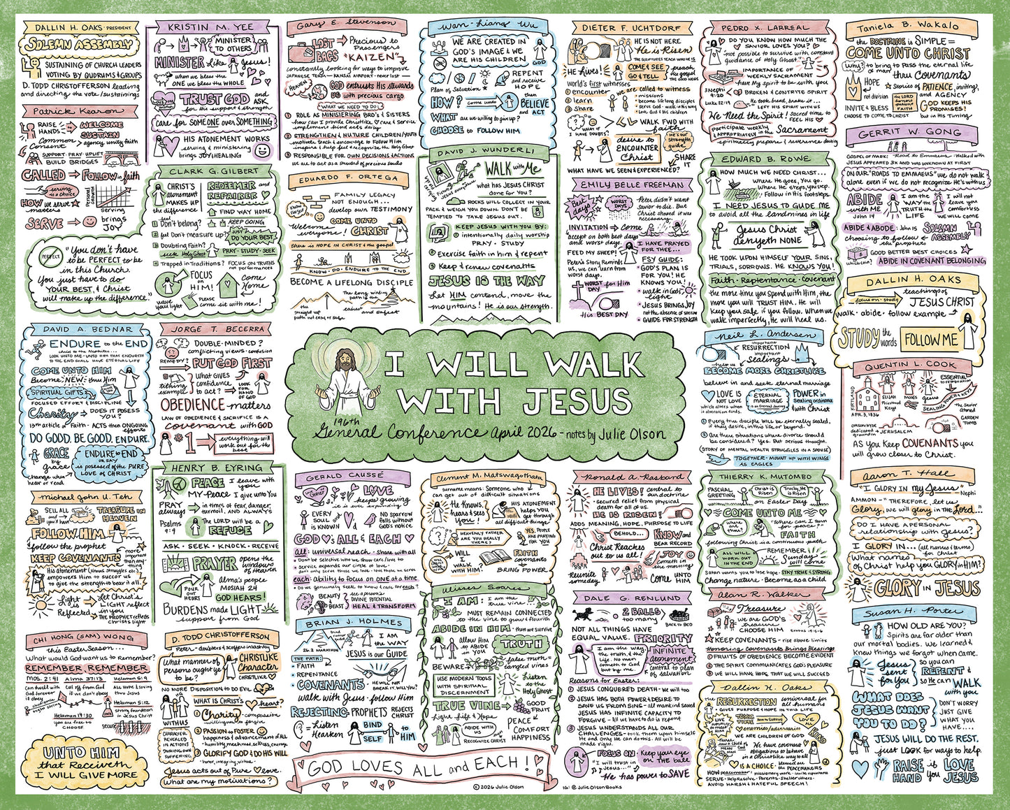 DIGITAL DOWNLOAD: 2026 April General Conference Color Poster