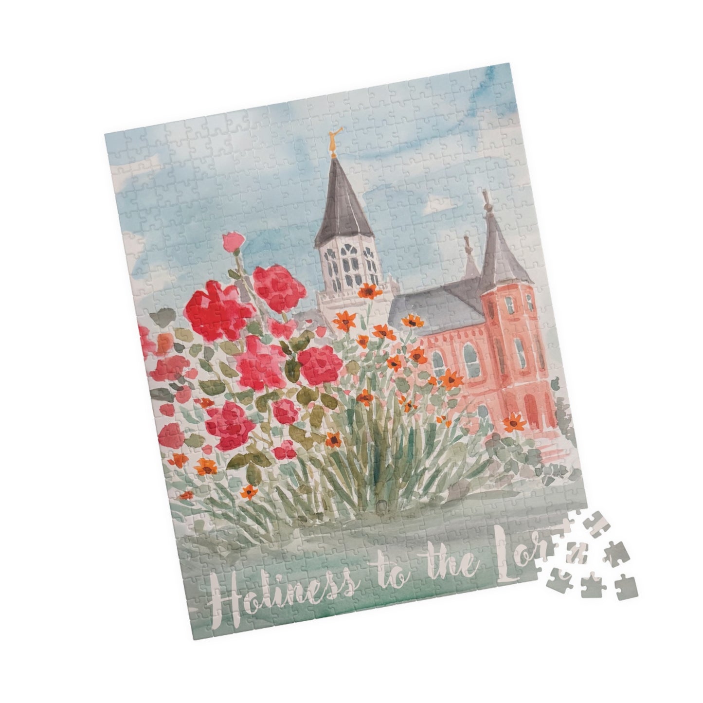 Provo City Center Temple Puzzle - 110, 252, 520 piece options