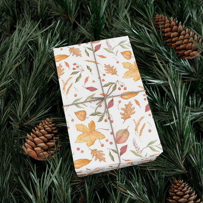 Fall Foliage Gift Wrap Paper