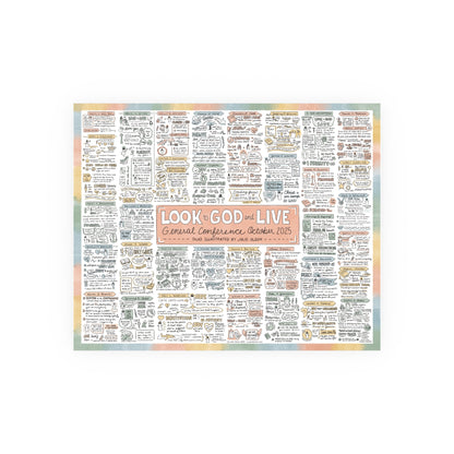 2025 October General Conference Talks POSTER: 16x20