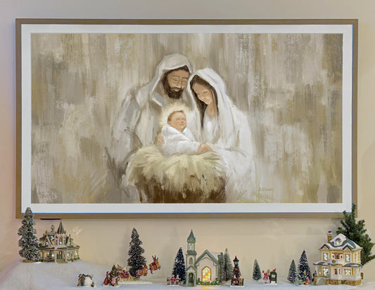 Frame, Canvas, TV screen Art: The Holy Family digital file