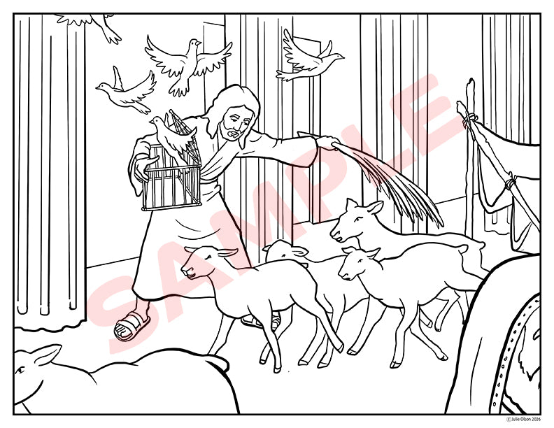 Holy Week Coloring Book