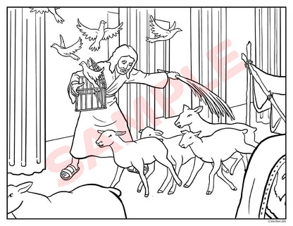 Holy Week Coloring Book