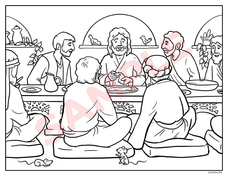 Holy Week Coloring Book
