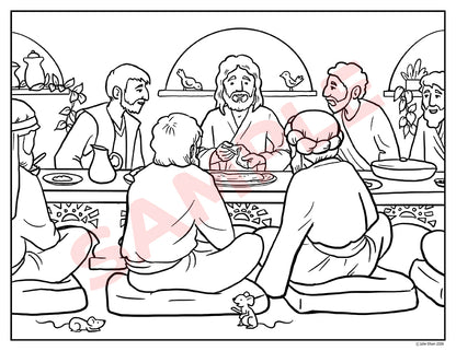 Holy Week Coloring Book