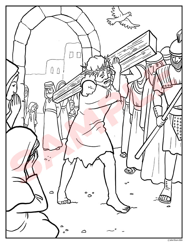Holy Week Coloring Book