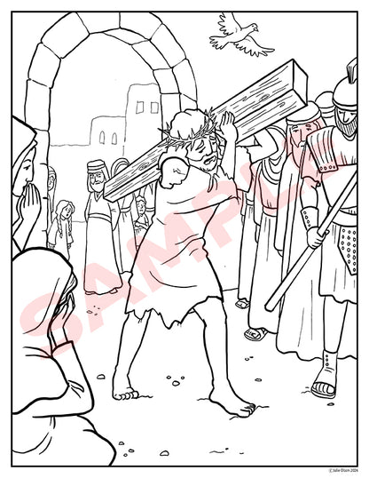 Holy Week Coloring Book