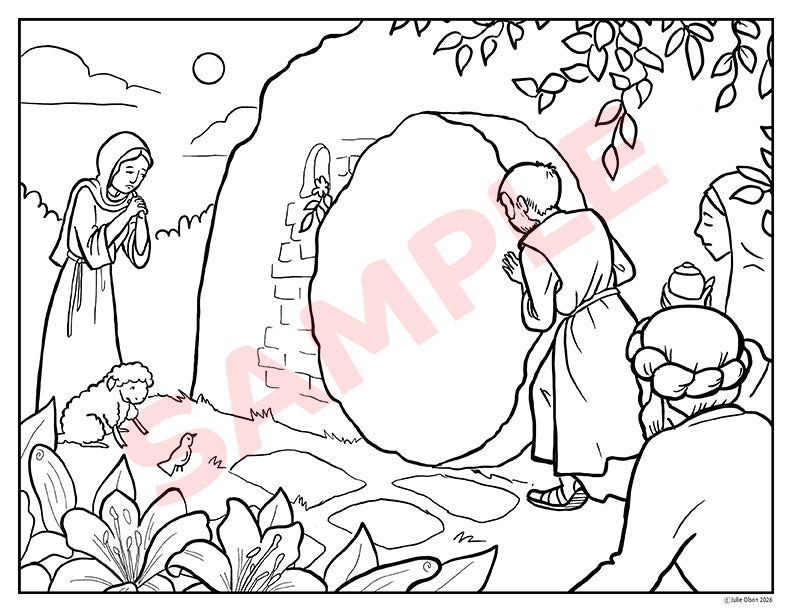 Holy Week Coloring Book