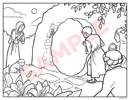 Holy Week Coloring Book