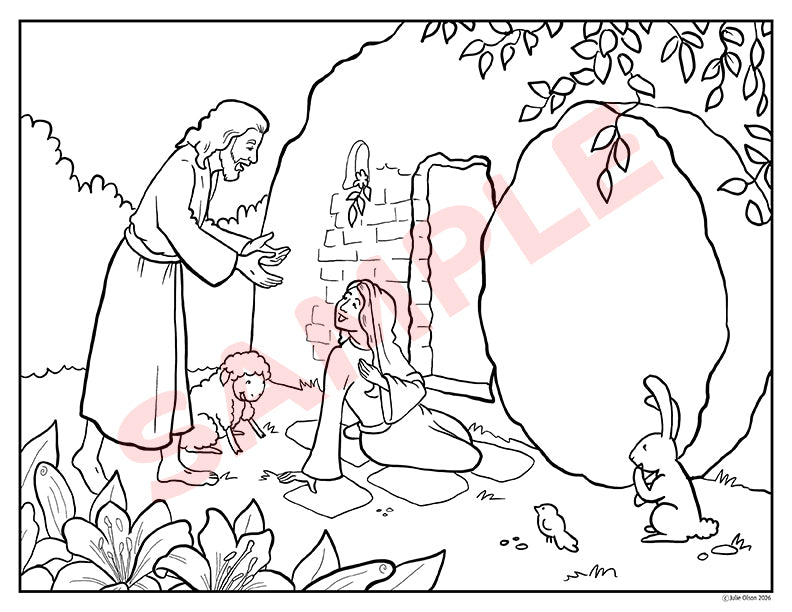 Holy Week Coloring Book