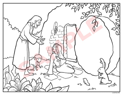 Holy Week Coloring Book