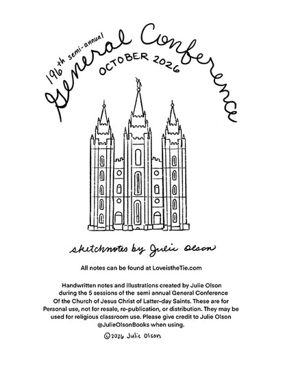 NEW: 2026 October General Conference Notes
